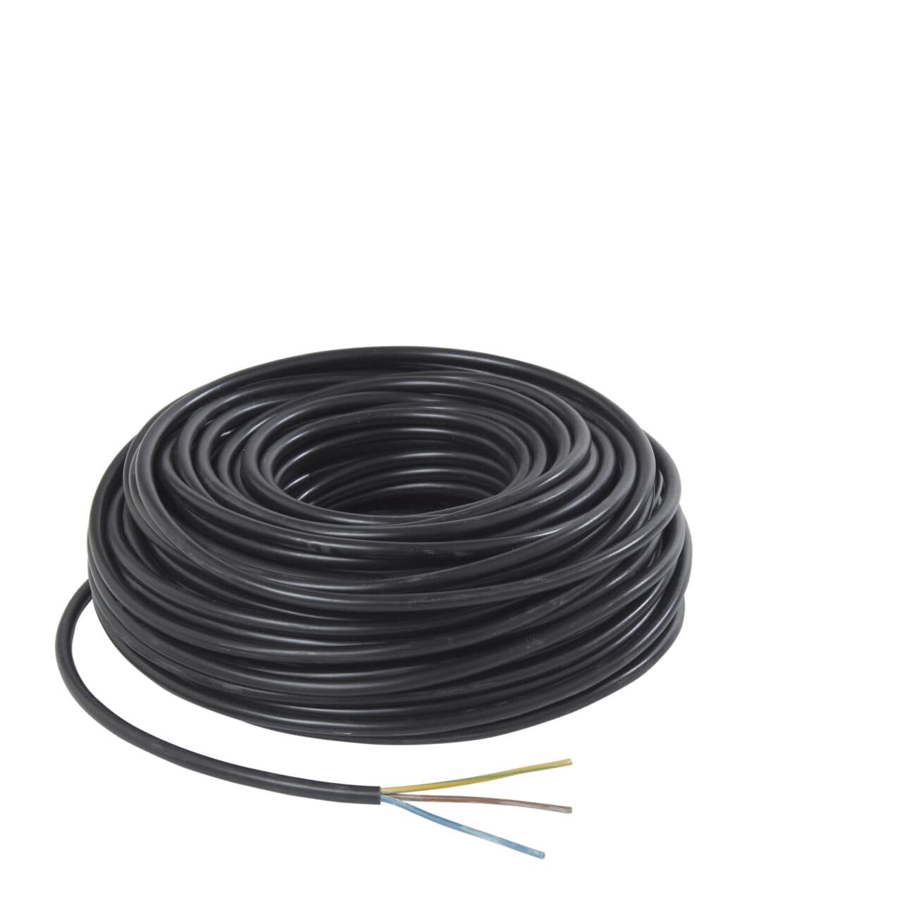 Black Rubber Flexible Cable 9.0mm