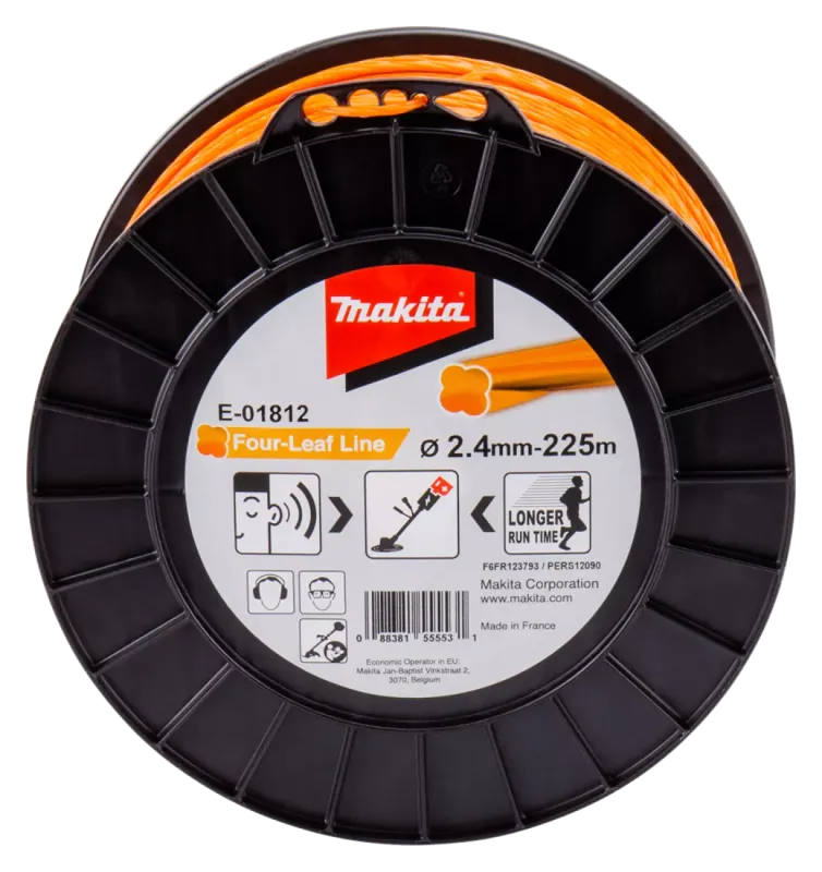 Makita E-01812 四葉形尼龍繩 2.4毫米X225米(正面)