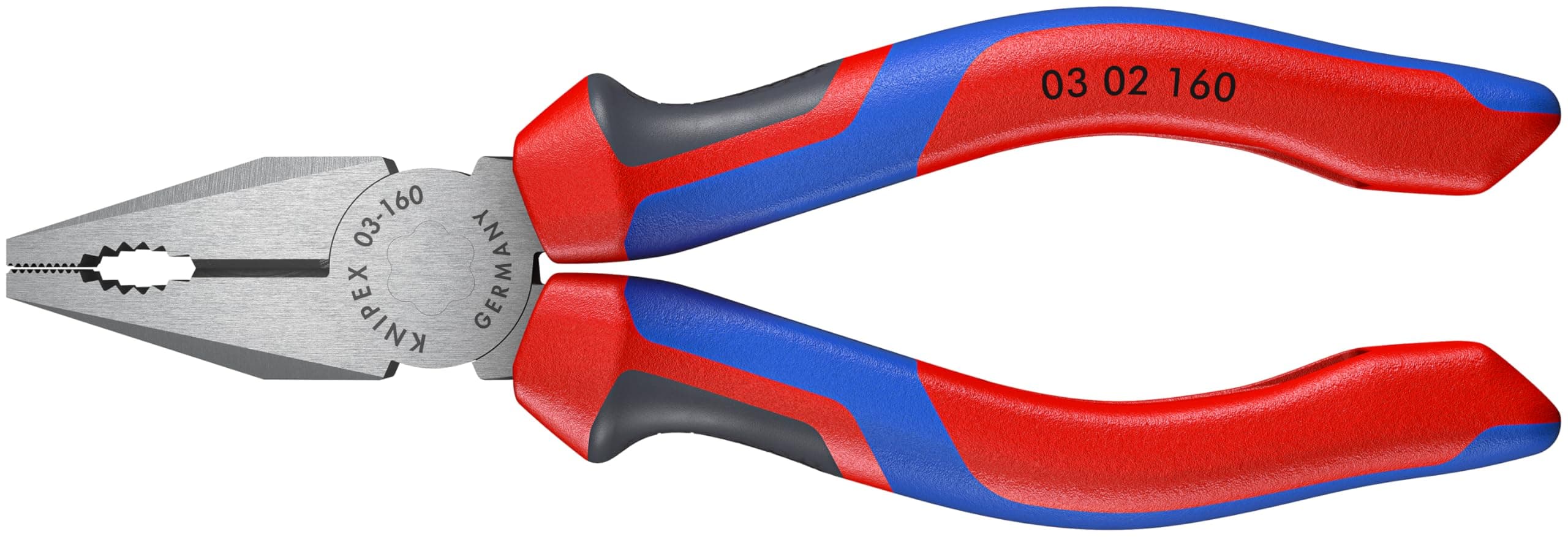 KNIPEX 厚膠柄 多用途電工鉗 160mm