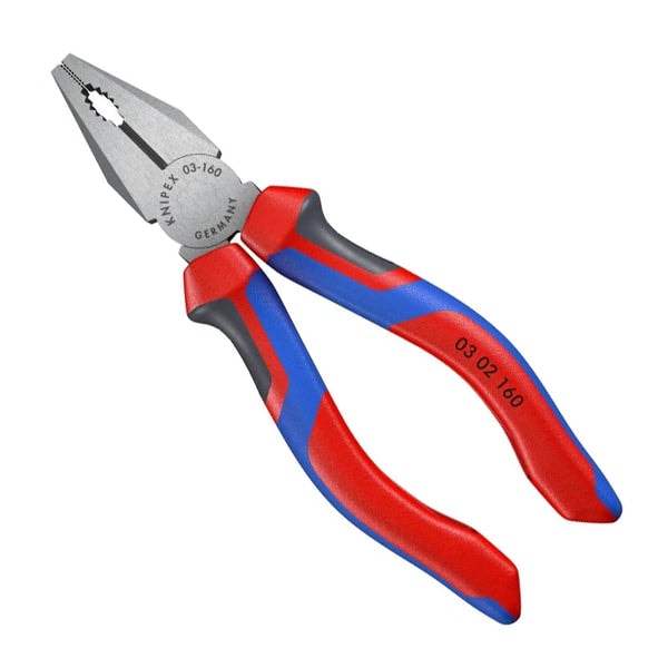 KNIPEX 厚膠柄 多用途電工鉗 160mm