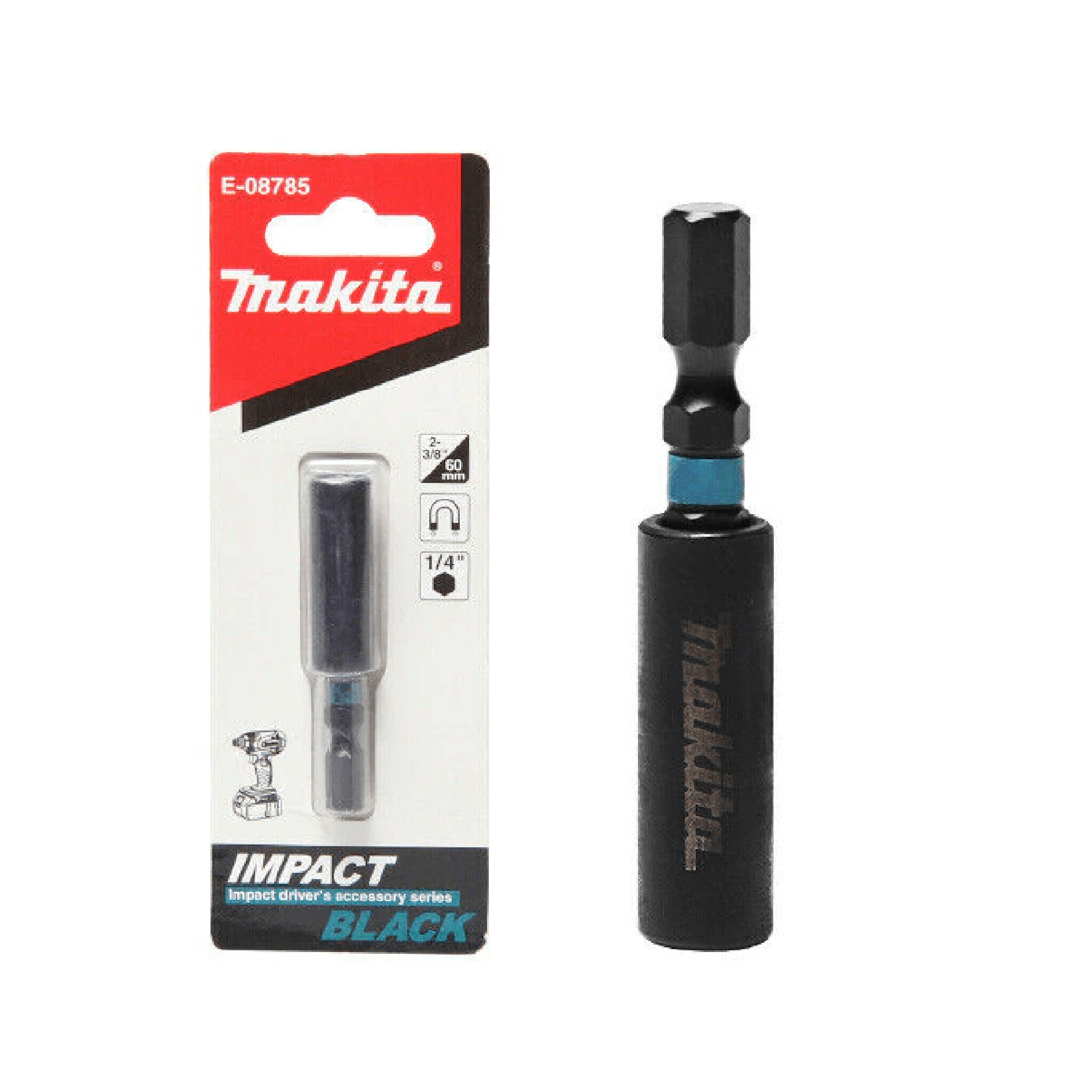 Makita E-08785 磁性錐頭套筒(包装及产品)