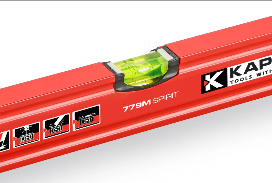 KAPRO 779M 紅色磁力平水尺 24吋(細節)