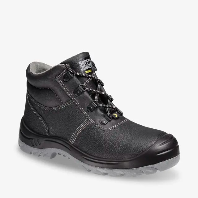 SAFETY JOGGER BESTBOY 黑色中筒安全鞋(前側)