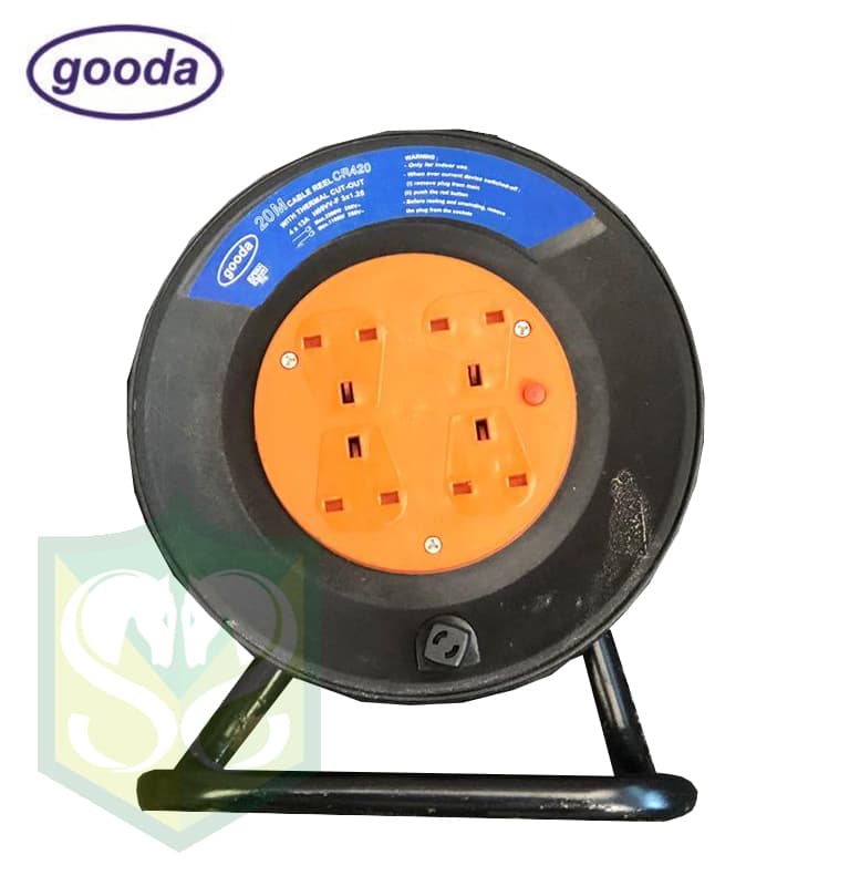 gooda CR420 20m優質膠電線拖轆
