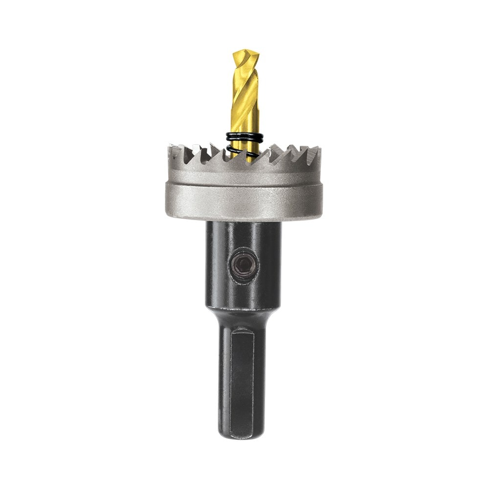 M嘜 E-22 鋼製開孔器 22mm(含心軸,正面)