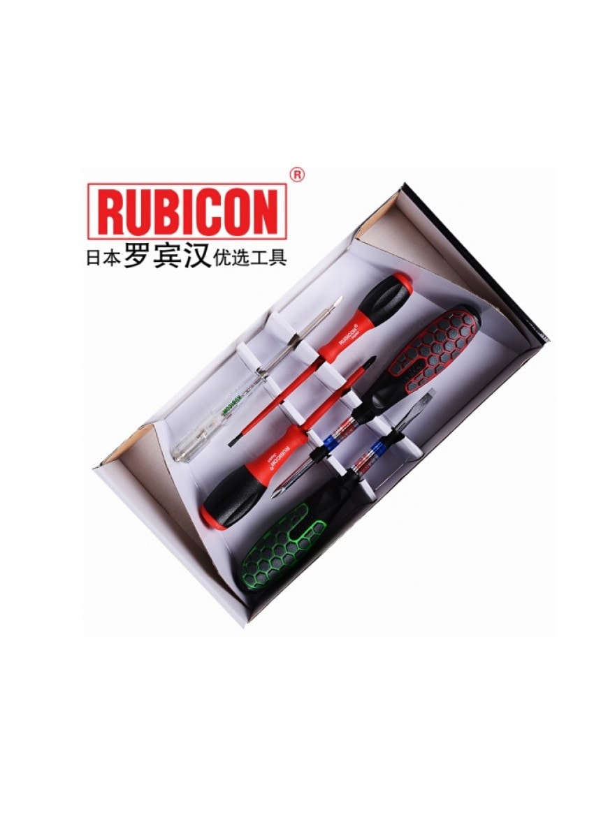 RUBICON RES-810 1000V絕緣螺絲批套裝(三面)