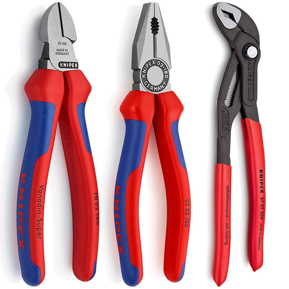 KNIPEX 00 20 09 V01 暢銷工具套裝 (3件裝)