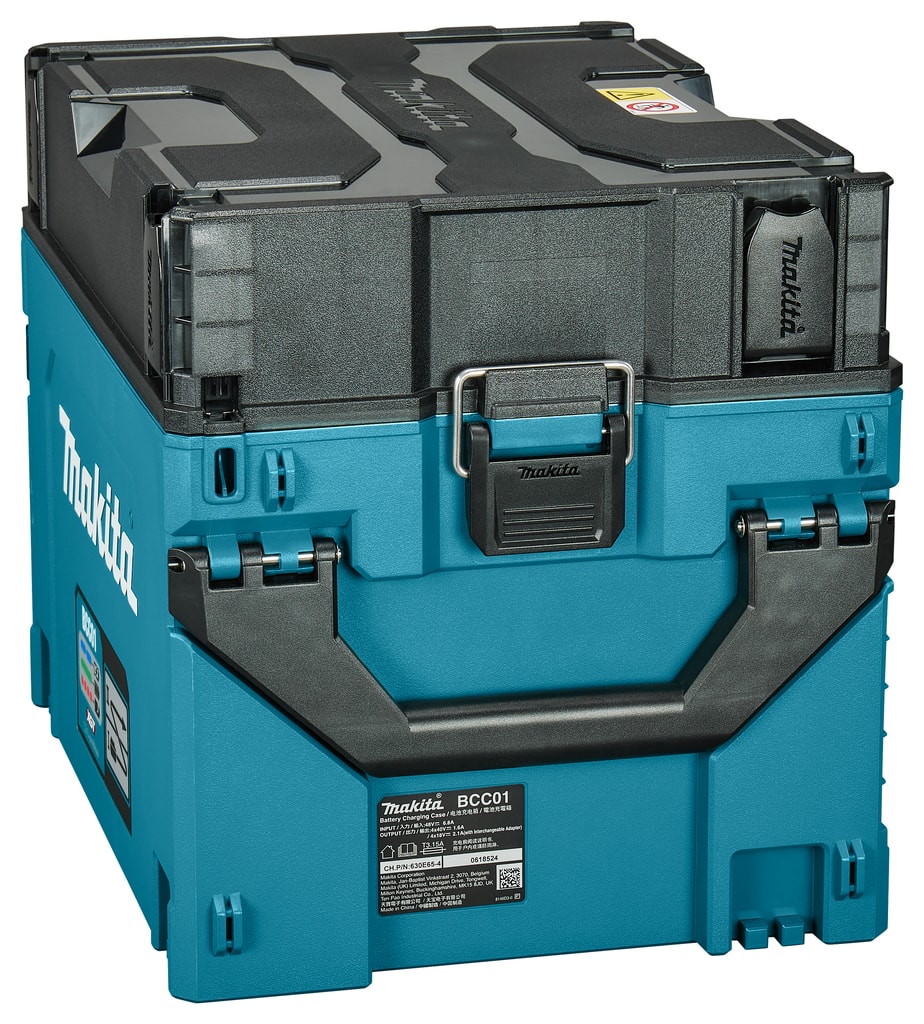 Makita BCC01 電池充電箱(三側面,蓋關閉)