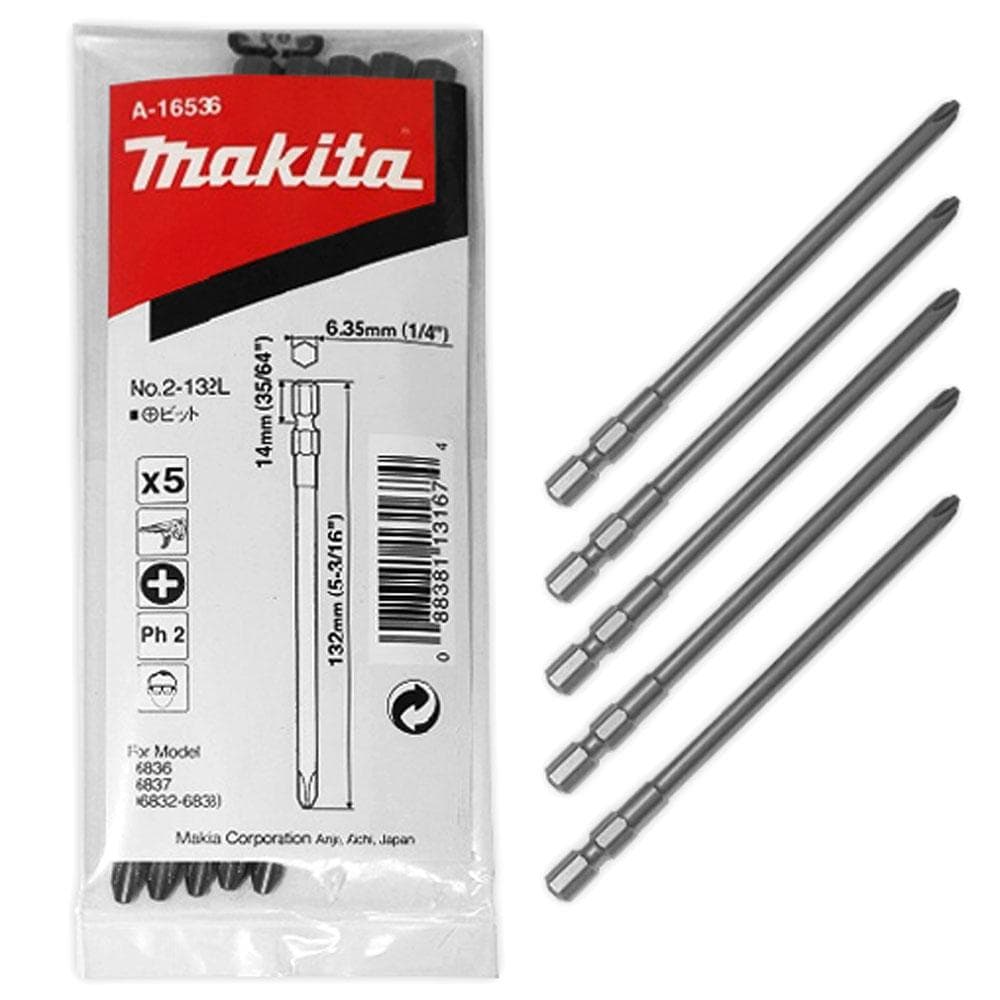 Makita 牧田 A-16536 十字改錐頭(5個)