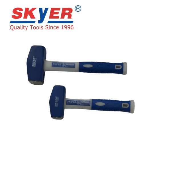 SKYER 92008 藍橙纖維柄八角鎚 3磅(正面)