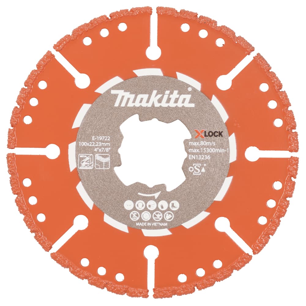 Makita 牧田 E-19722 X-LOCK真空釬焊金剛石鋸片100MM