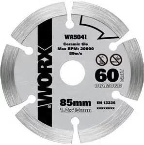WORX WA5041 85MM 瓷磚 8mm 金鋼石鋸片