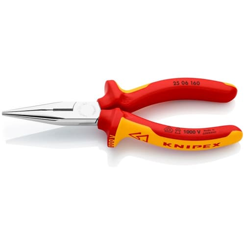 KNIPEX 絕緣柄 尖咀鉗 160mm