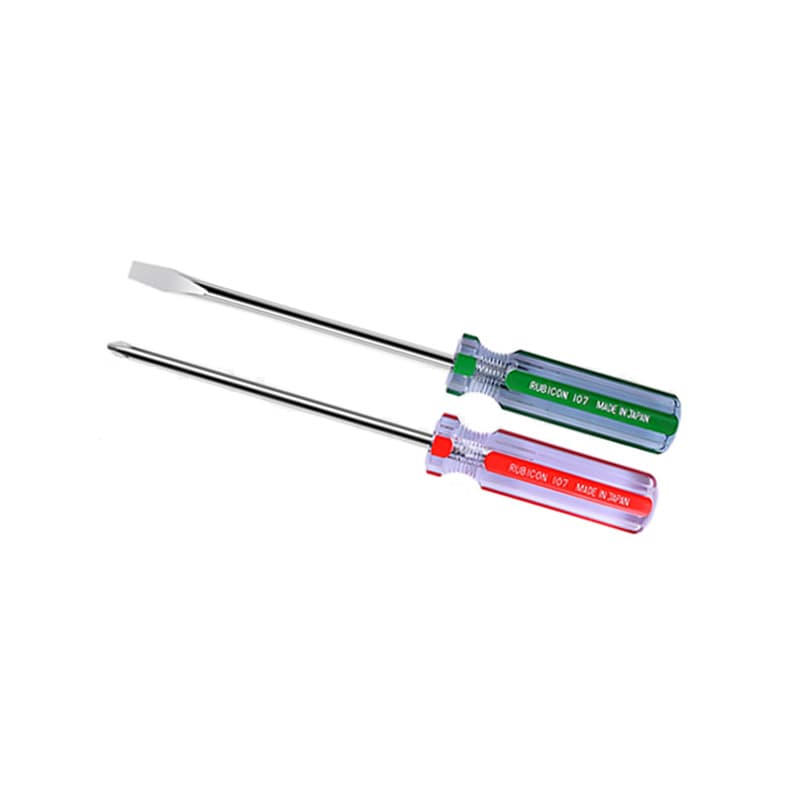 Colour-stripe magnetic screwdriver (Phillips) 4" x 2#