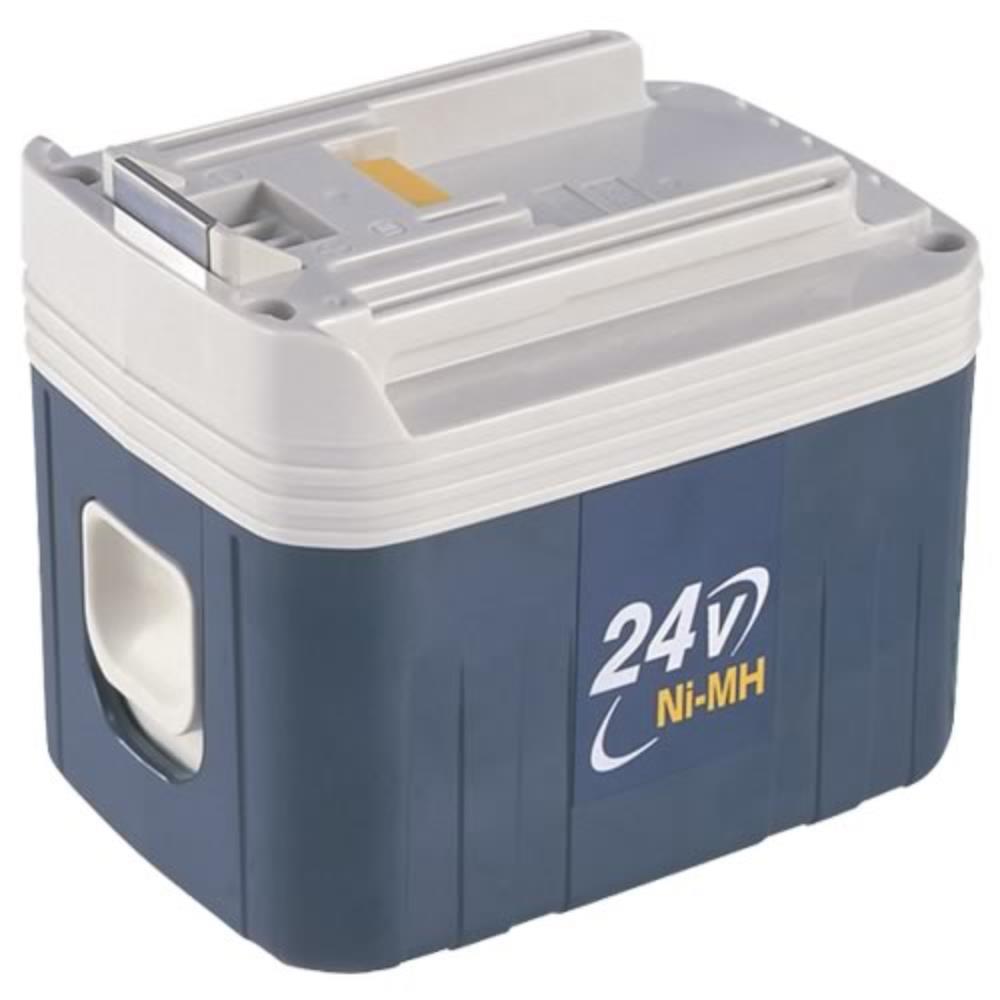 Makita 193739-3 24V Ni-MH 電池(四分之三側面)