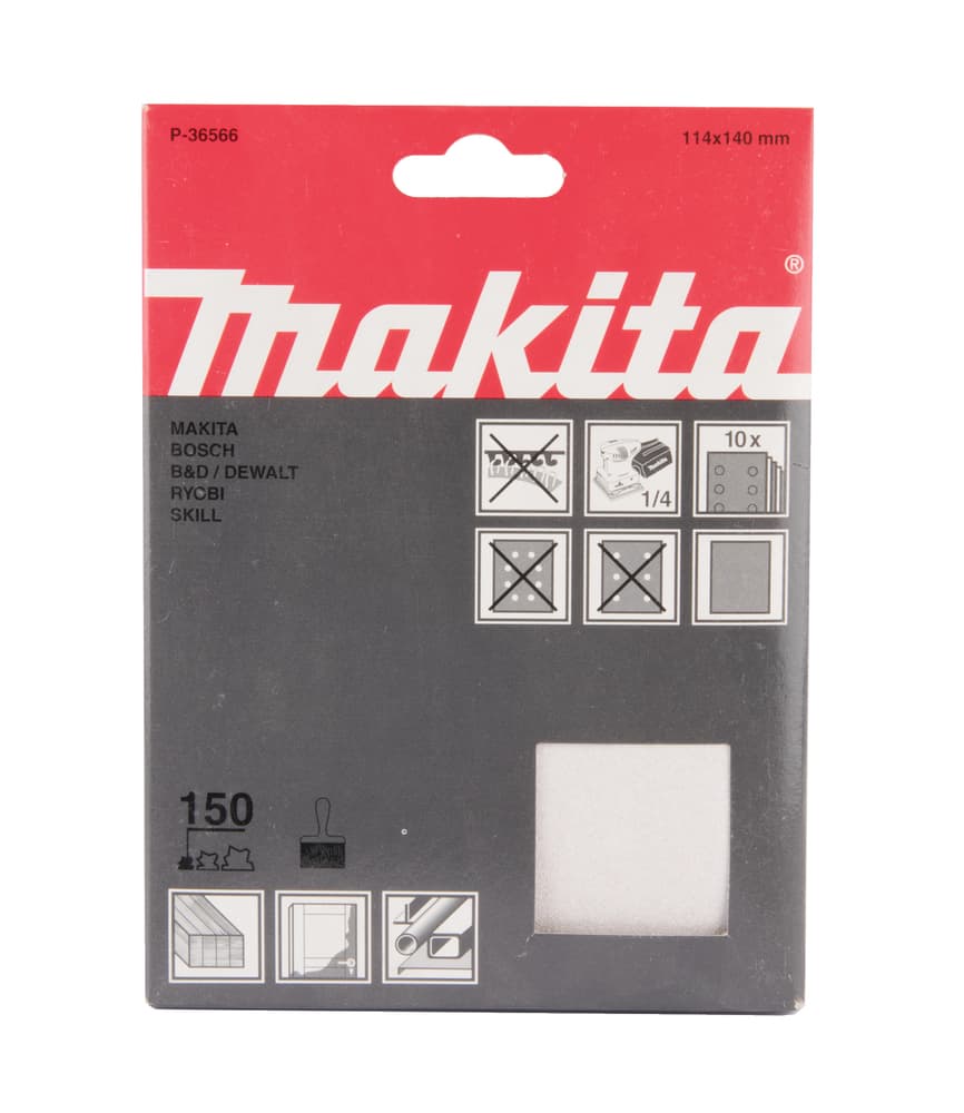 Makita 牧田 P-36566 砂紙 W114 X 140MM G150
