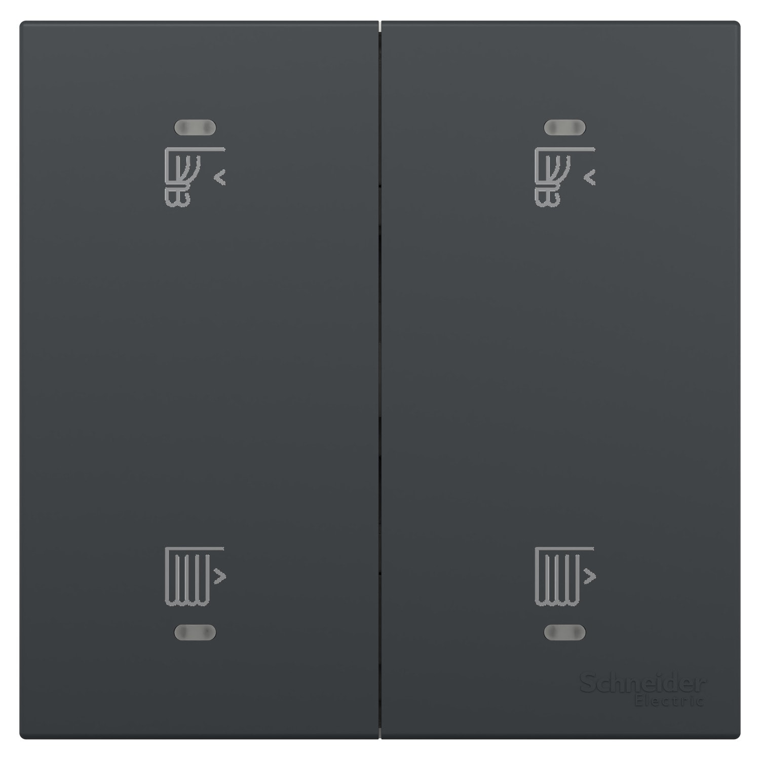Schneider 施耐德 AvatarOn C 奐然 10A 兩位機械窗簾掣(石墨灰)