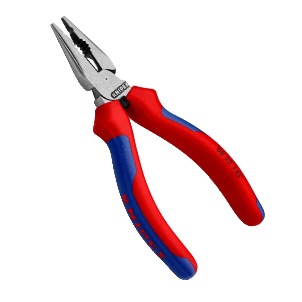 KNIPEX 厚膠柄 尖型平咀鉗 145mm