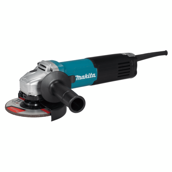Makita 牧田 GA5100 125 毫米角向磨光機,配備機輪蓋、鈸形砂輪片及側柄