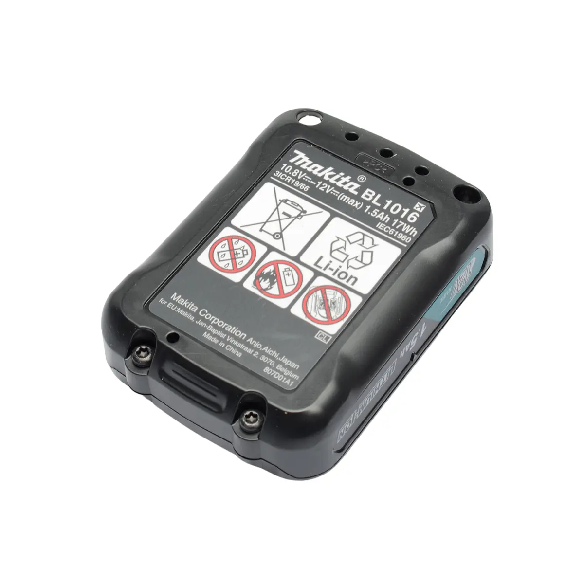 Makita BL1016 12V 鋰電池(背面)