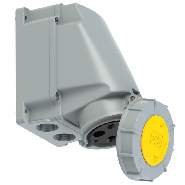 PCE 133-4 工業防水掛牆插座 63A 110V 3針 IP67(三側面)