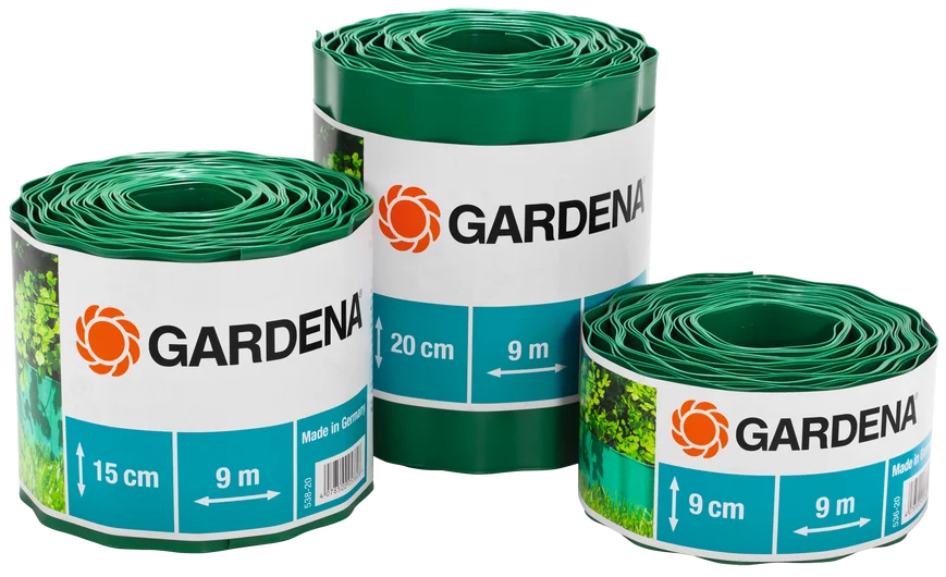 德國 GARDENA 540-20 草坪邊界條 20厘米高 x 9米白底產品圖