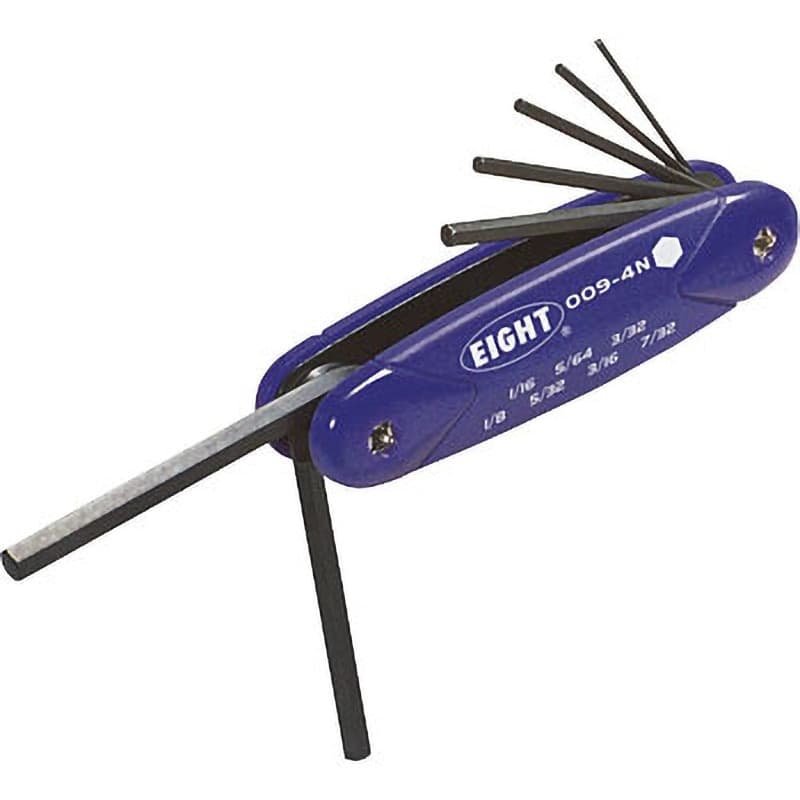 Folding Hex Key Set 009-4N (7pcs)