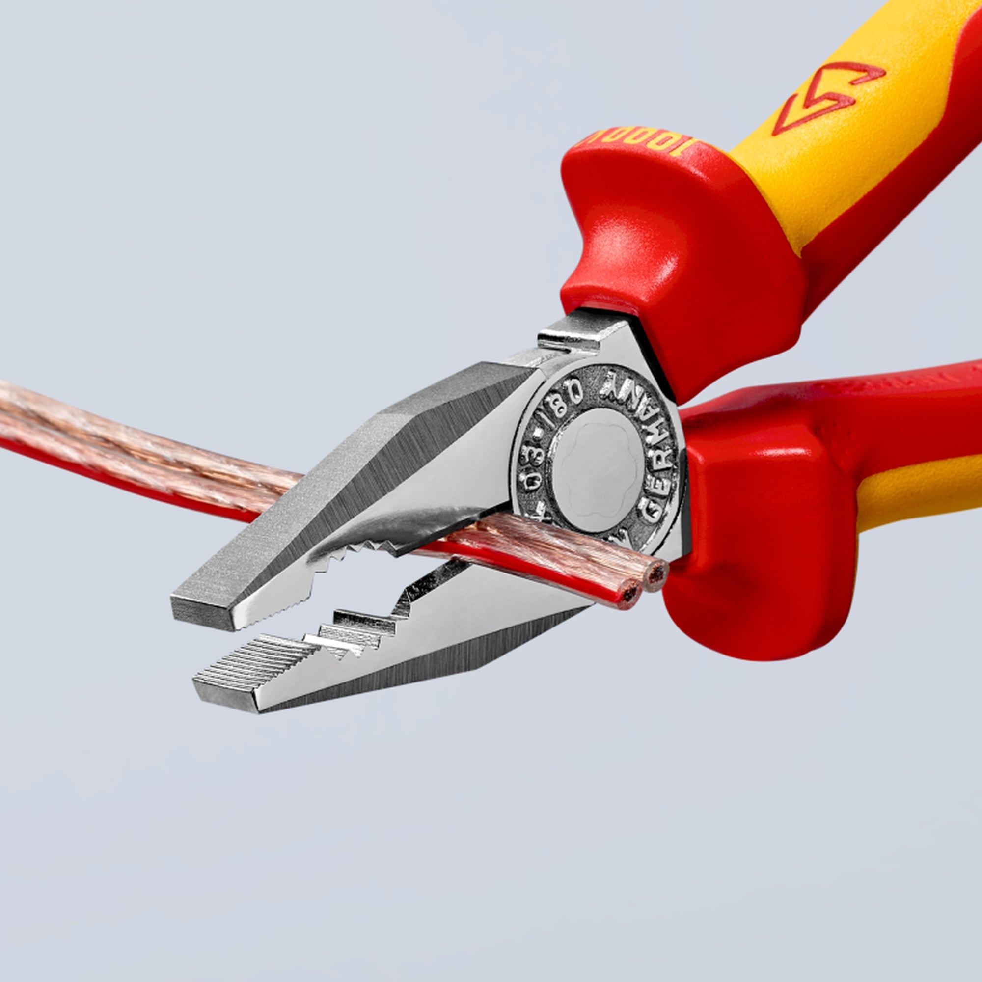 KNIPEX 絕緣柄 多用途電工鉗 180mm