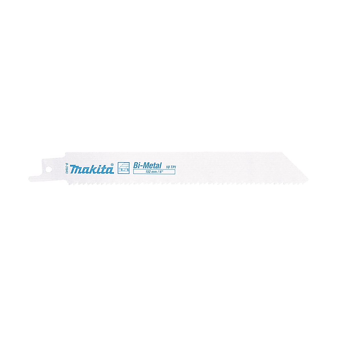 Makita B-31843 往復鋸片 Bi-Metal 10 TPI 152mm(正面)