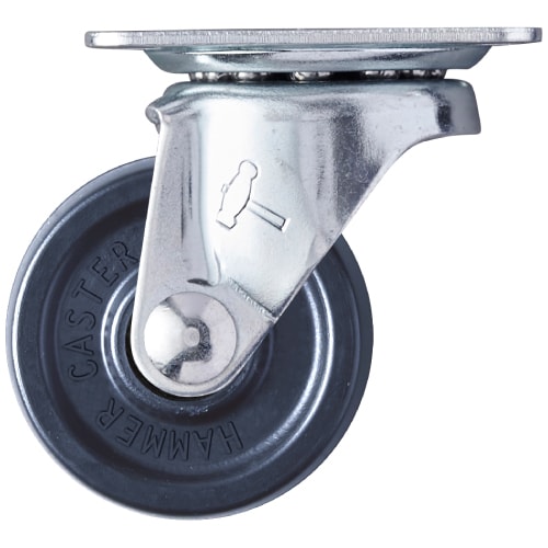 HAMMER 鎚仔嘜 420G-U 有制活動尼龍腳轆 38mm(三側面)