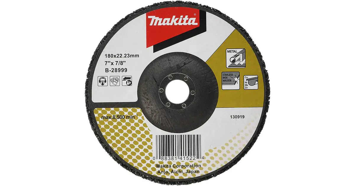 Makita 牧田 B-28999 纖維磨盤180MM
