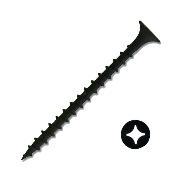 Black drywall screw #6 x 2"