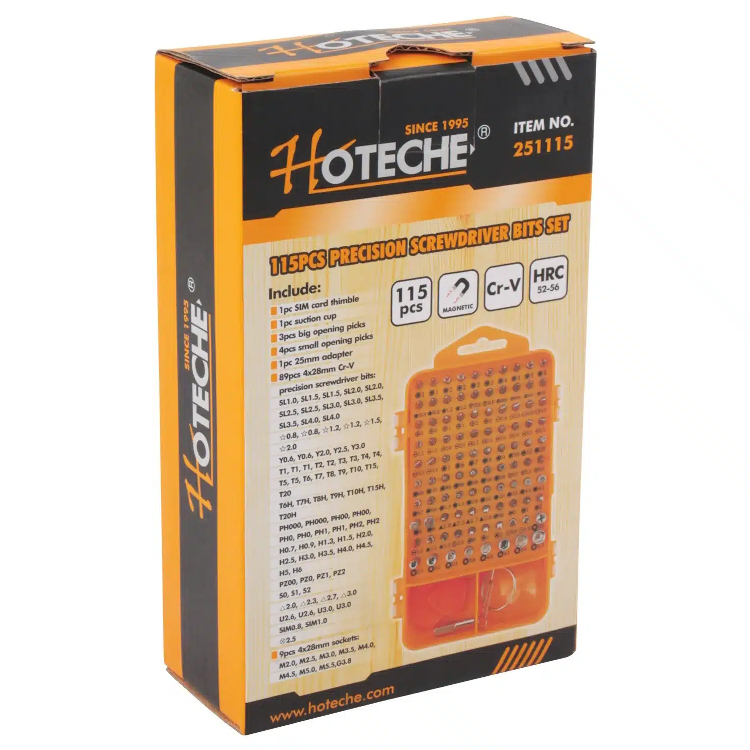 HOTECHE 251115 115合1精密批套裝(正面包裝)