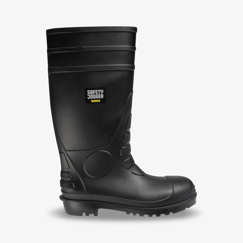 HERCULES Black Safety Rain Boots (S5)