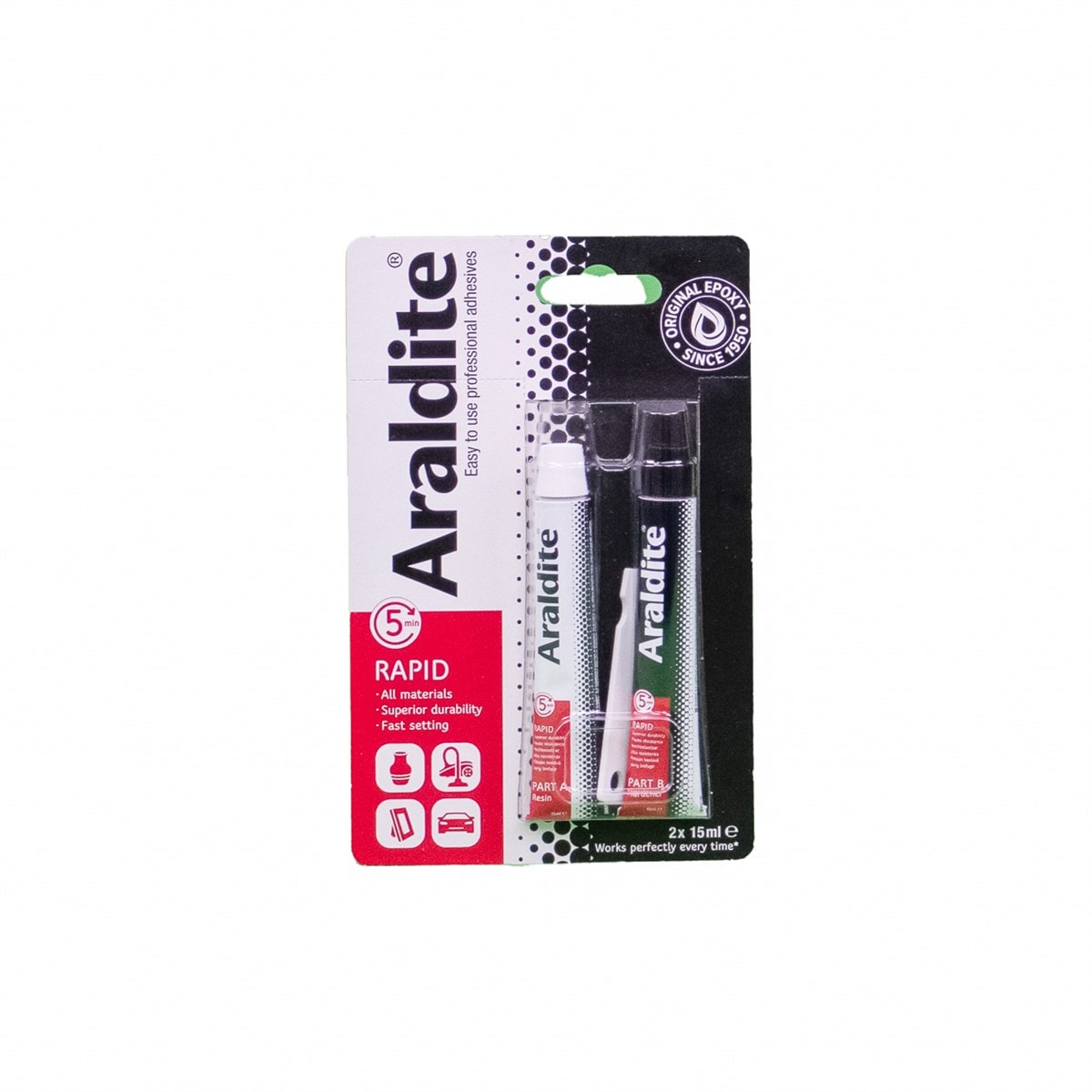 ARALDITE 金錢牌 ARA00005 混合膠 快乾(紅色)正面包裝