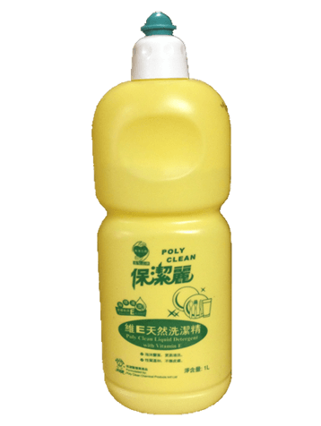 Poly Clean Vitamin E Natural Liquid Detergent