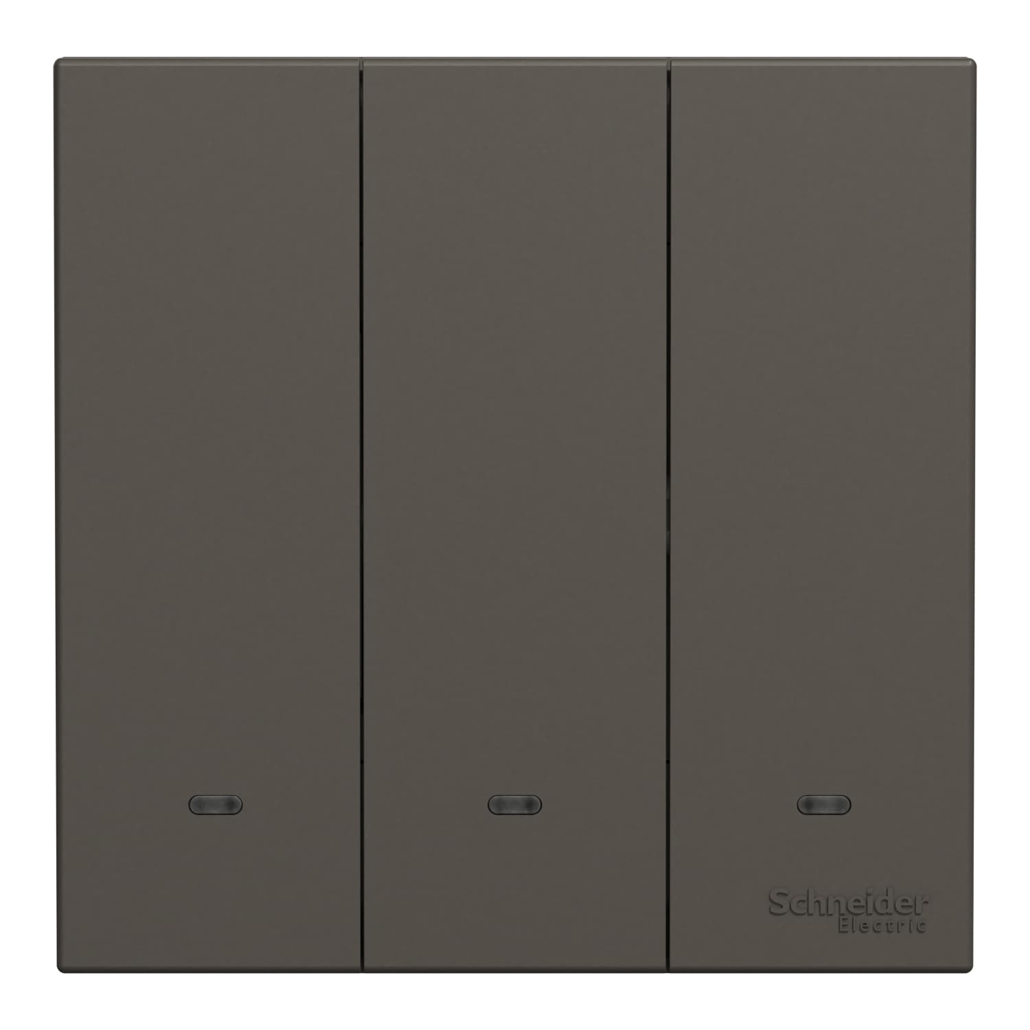 Schneider 施耐德電氣 AvatarOn C 奐然 16AX 三位單控開關掣連螢光指示 E8733L1F_DG(石墨灰)香港行貨