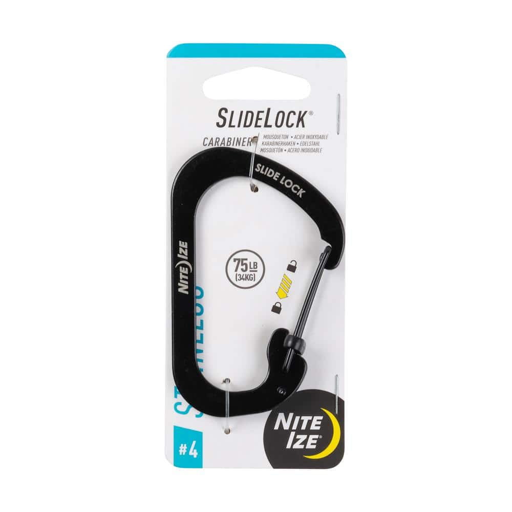 NITEIZE CSL4-01 不銹鋼帶鎖C字扣 包裝正面