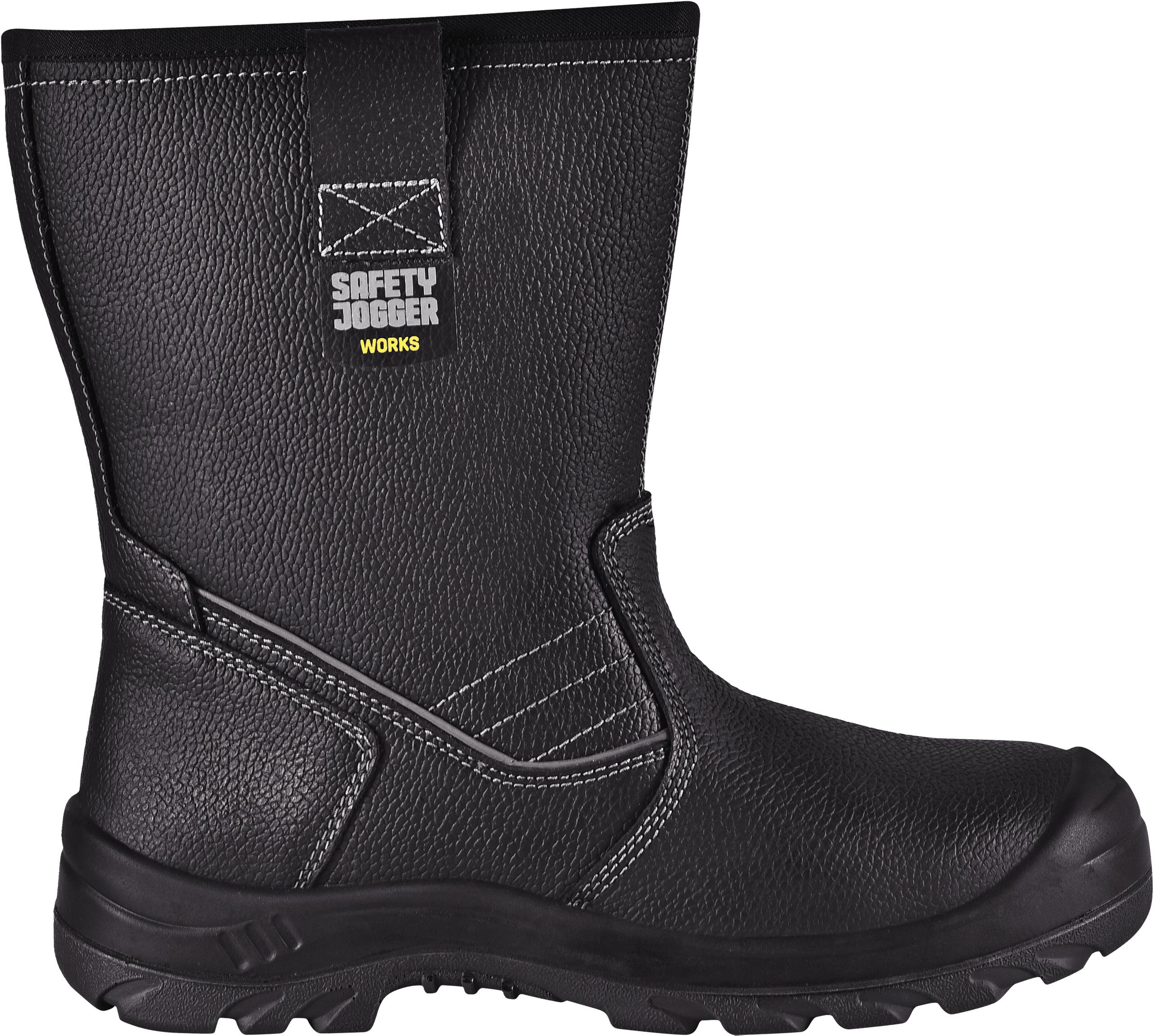 BESTBOOT2 Black Leather Safety Boots (S3)