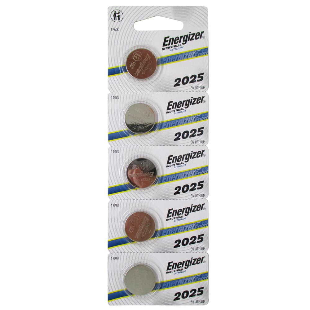 3V Lithium Coin Cell CR2025 (5-pack)