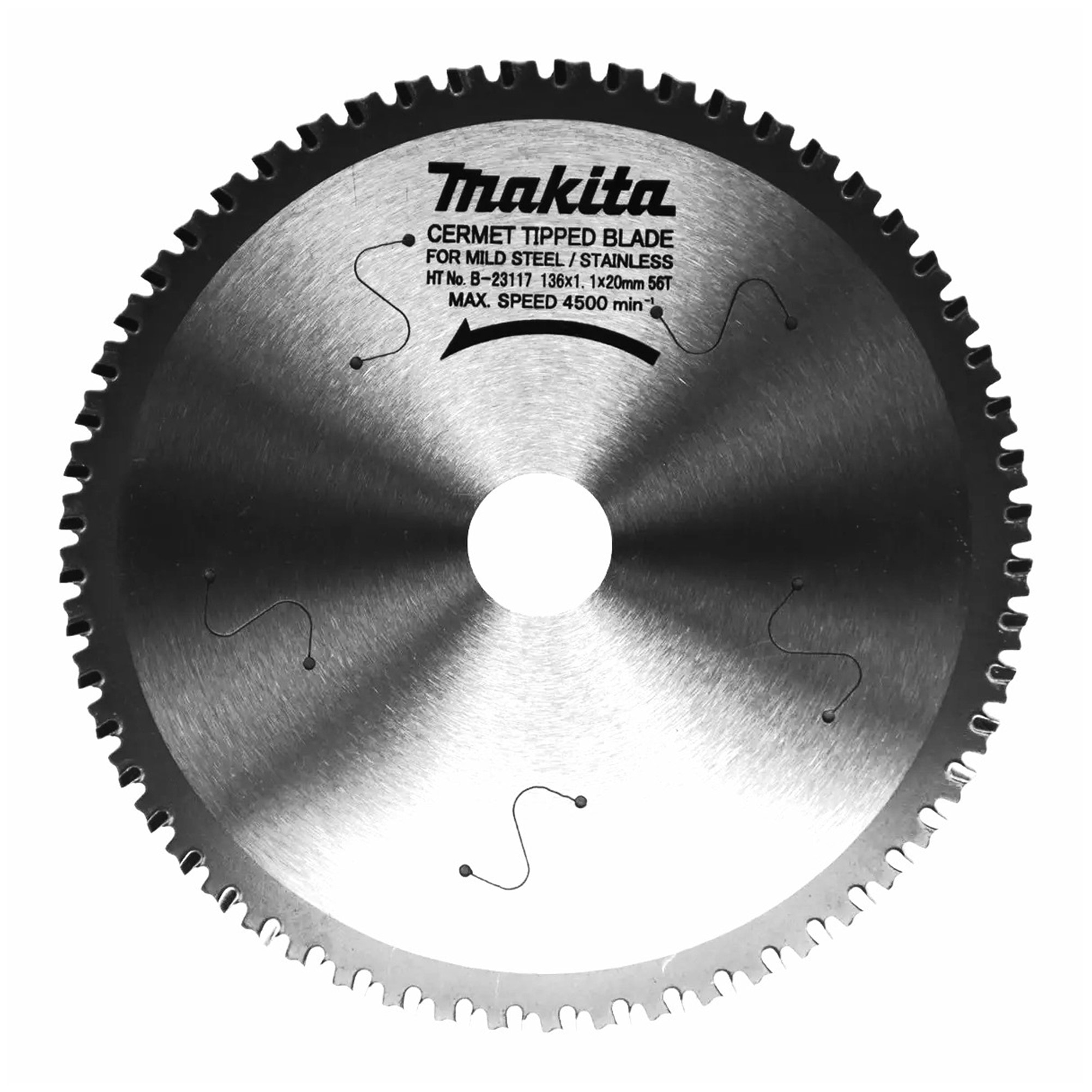 Makita B-23117 硬質合金鋸片(正面)
