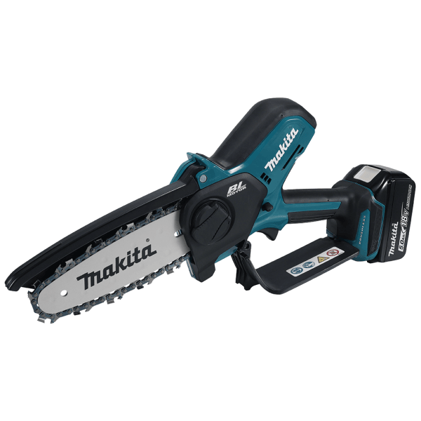 Makita 牧田 DUC150Z 18V 充電式修剪鋸產品圖,配 150mm 導板(圖中電池需另行購買)