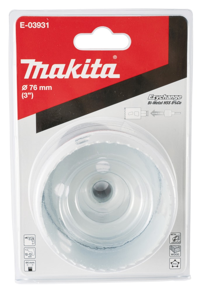 Makita E-03931 直插式BiM穿孔鋸76MM(包裝正面)
