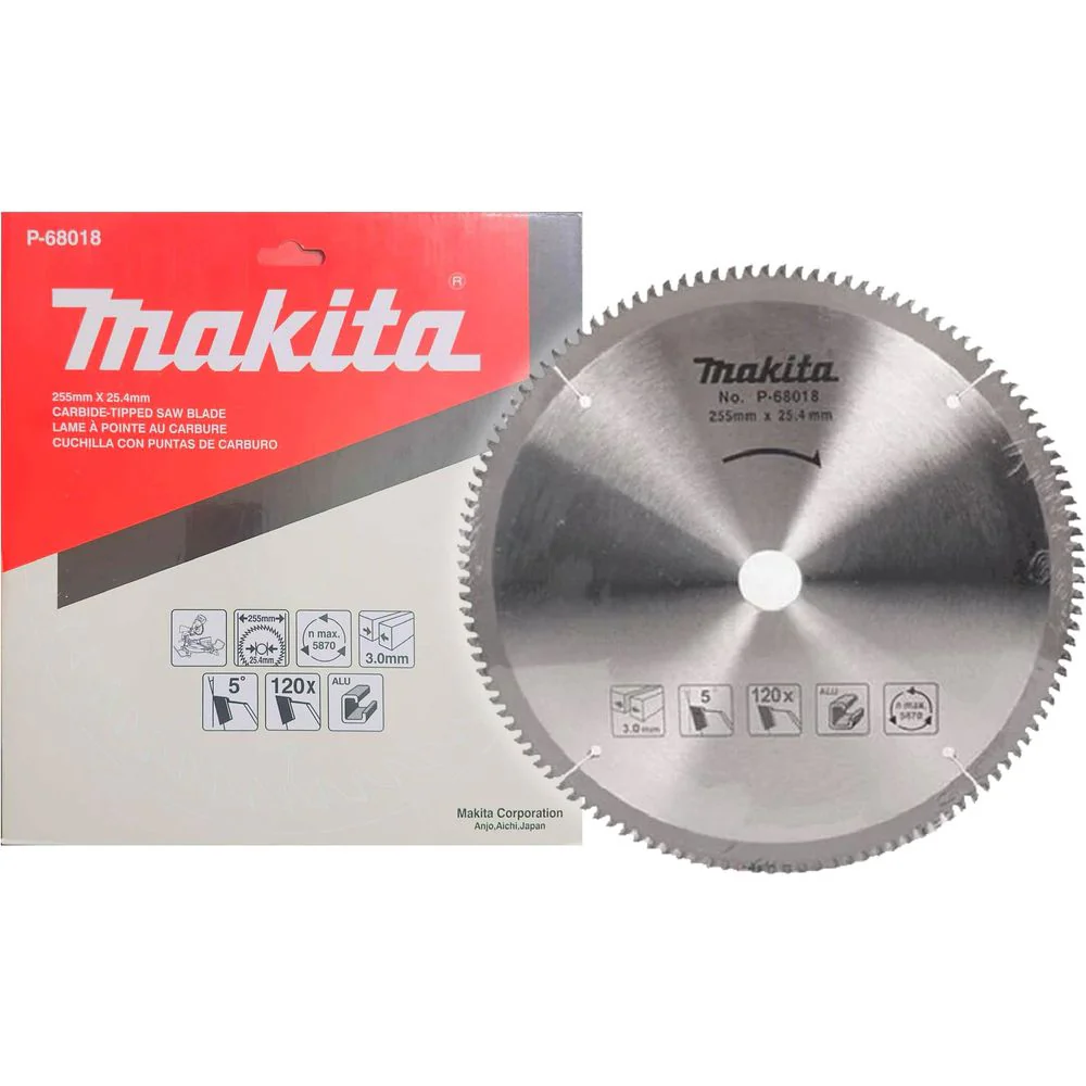 Makita P-68018 硬質合金鋸片(包裝及正面)