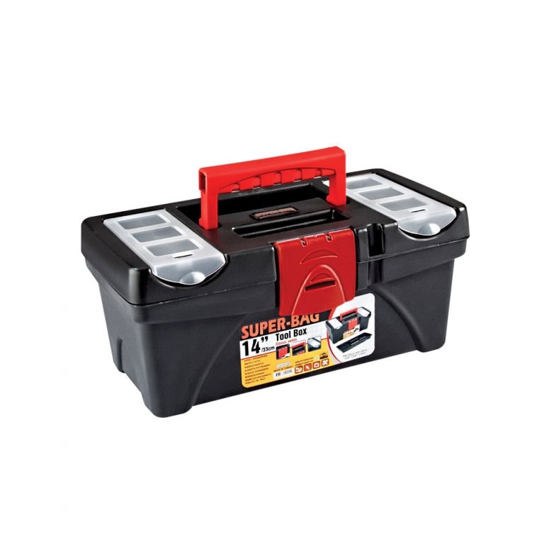 SUPER-BAG ASR-2040 14吋黑色工具箱(三刻度)