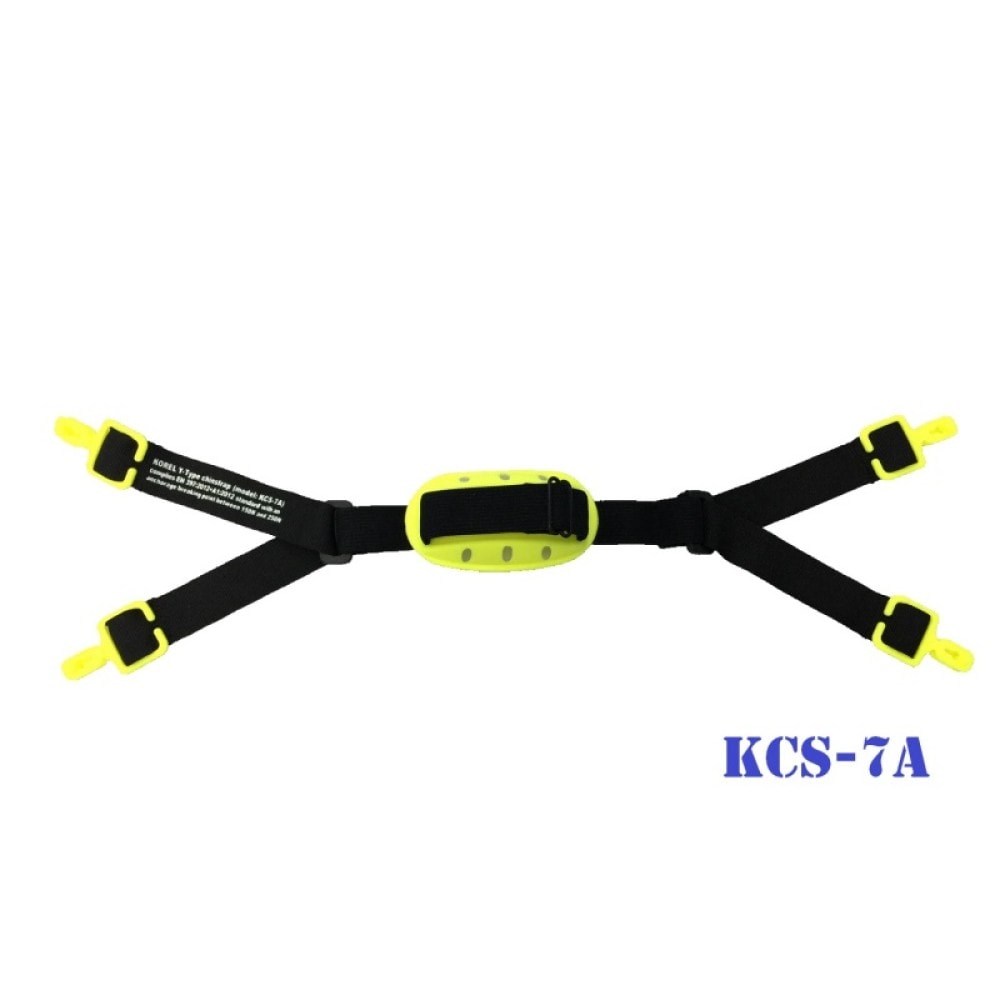 KOREL KCS-7A Y型下巴帶(黑色)正面展示