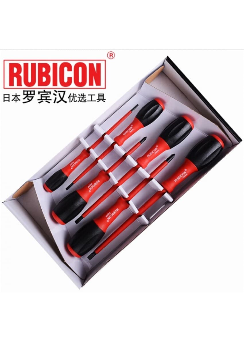 RUBICON 羅賓漢 RES-840 1000V 絕緣批套裝 6枝裝 (絕緣批)