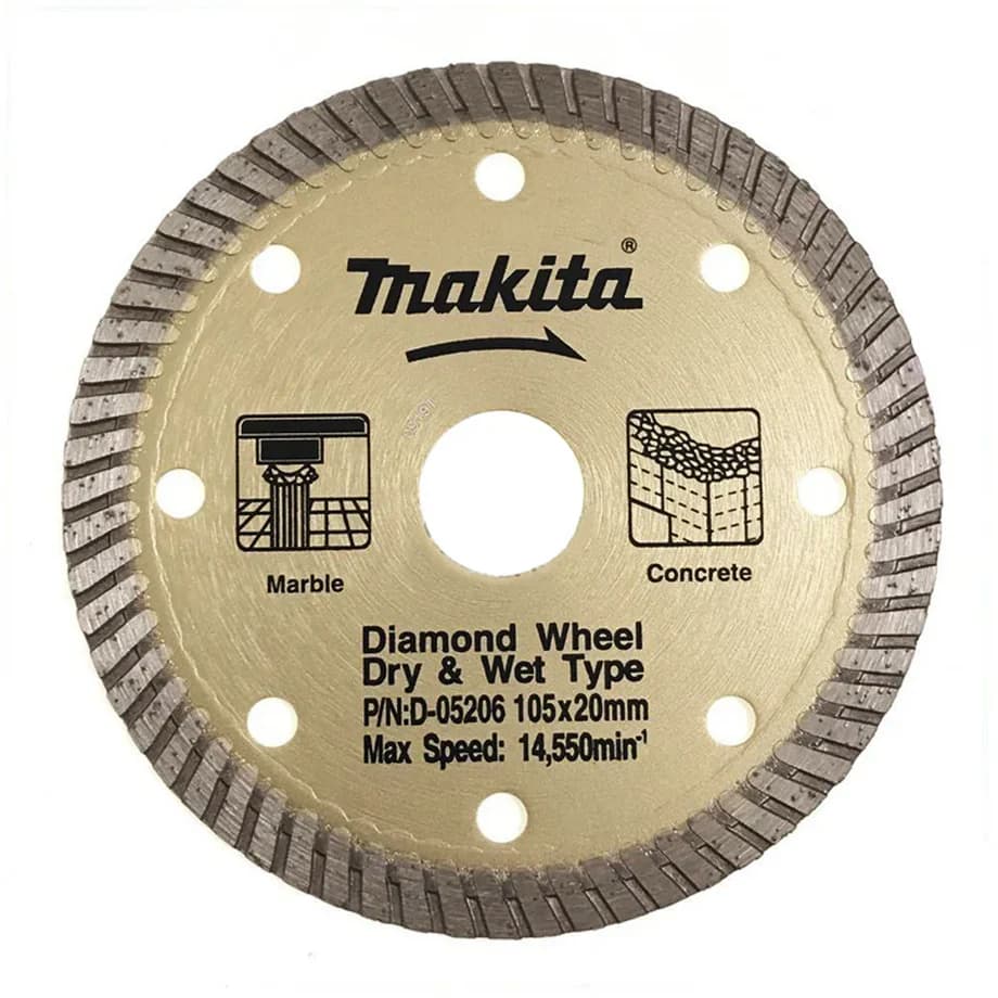 Makita 牧田 D-05206 金剛石鋸片105毫米 (乾濕兩用)