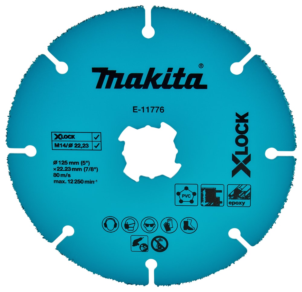 牧田 E-11776 X-LOCK 金剛石鋸片125mm(正面)