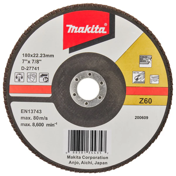 Makita D-27741 磨片180 Z60(正面)